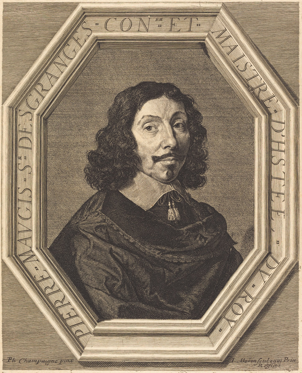 Pierre Maugis by Jean Morin after Philippe de Champaigne (French, c. 1600 - 1650), 16X12"(A3)Poster Print