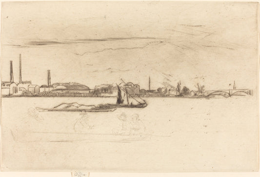 Price's Candle-Works by James McNeill Whistler (American, 1834 - 1903), 16X12"(A3)Poster Print