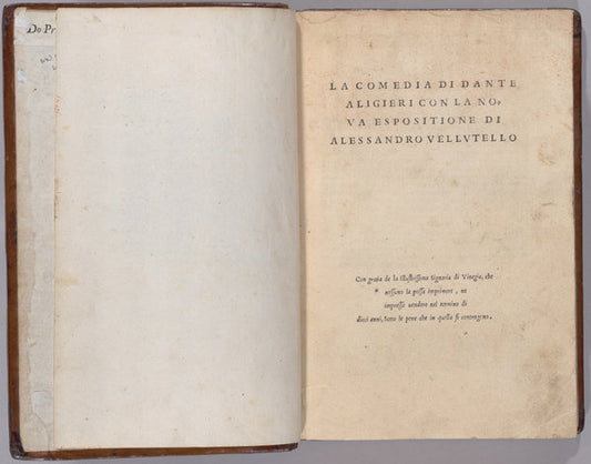 1544 by Venetian 16th Century, Dante Alighieri (author) (La Comedia), 16X12"(A3)Poster Print