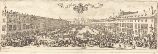 The Carriere at Nancy by Jacques Callot (French, 1592 - 1635), 16X12"(A3)Poster Print