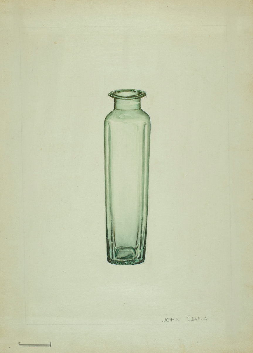 Medicine Bottle by John Dana (American, active c. 1935), 16X12"(A3)Poster Print