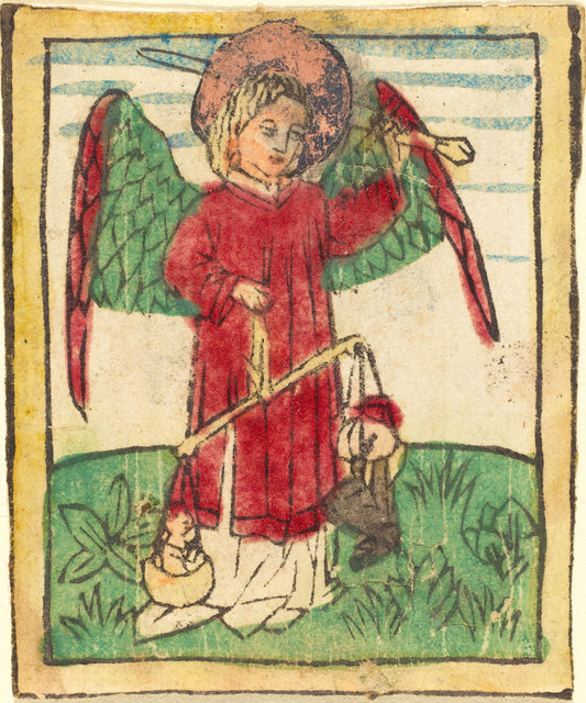 c. 1450/1470 by German 15th Century (Saint Michael), 16X12"(A3)Poster Print