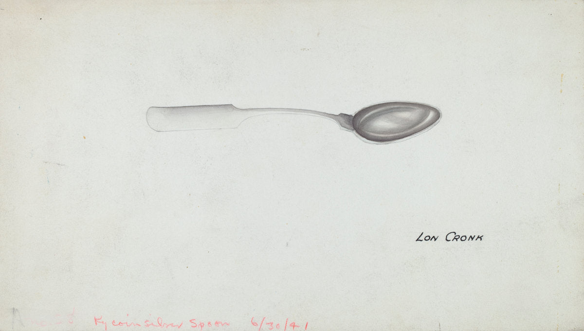 Spoon by Lon Cronk (American, active c. 1935), 16X12"(A3)Poster Print