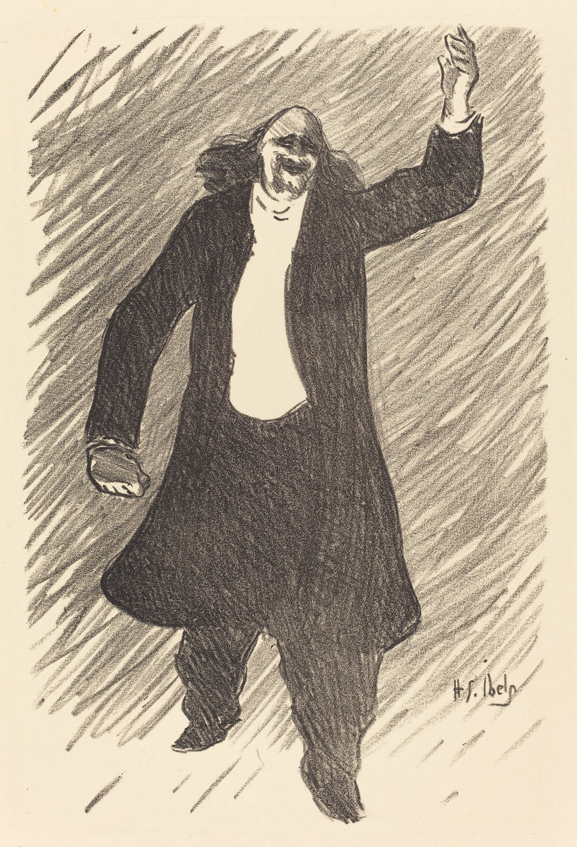 Bruant? by Henri-Gabriel Ibels (French, 1867 - 1936), 16X12"(A3)Poster Print