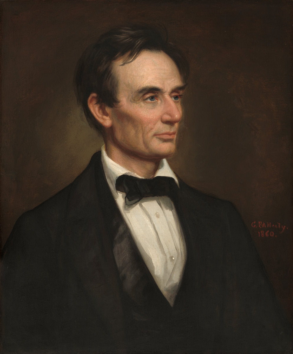 Abraham Lincoln by George Peter Alexander Healy (American, 1813 - 1894), 16X12"(A3)Poster Print