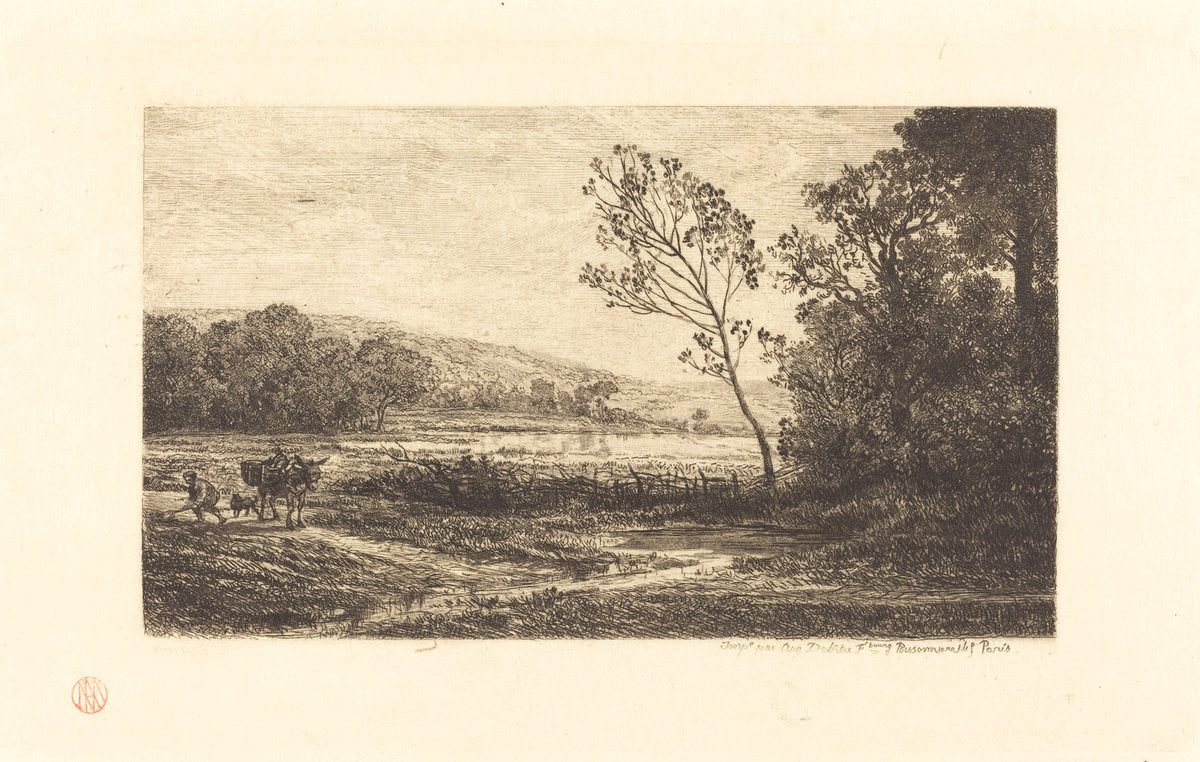 Autumn (L'Automne) by Charles-François Daubigny (French, 1817 - 1878), 16X12"(A3)Poster Print