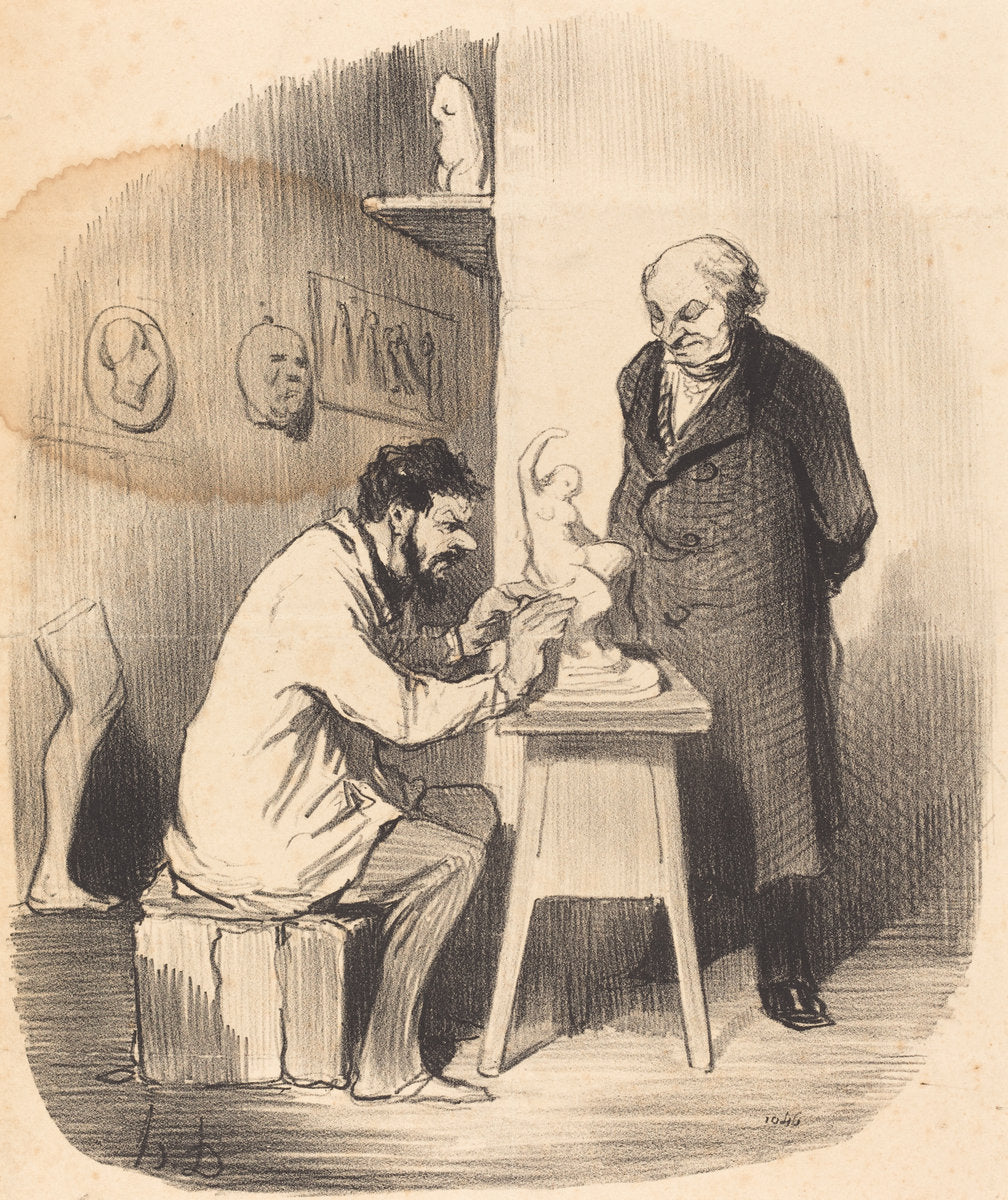 Faudra que je vous fasse faire un jour... by Honoré Daumier (French, 1808 - 1879), 16X12"(A3)Poster Print