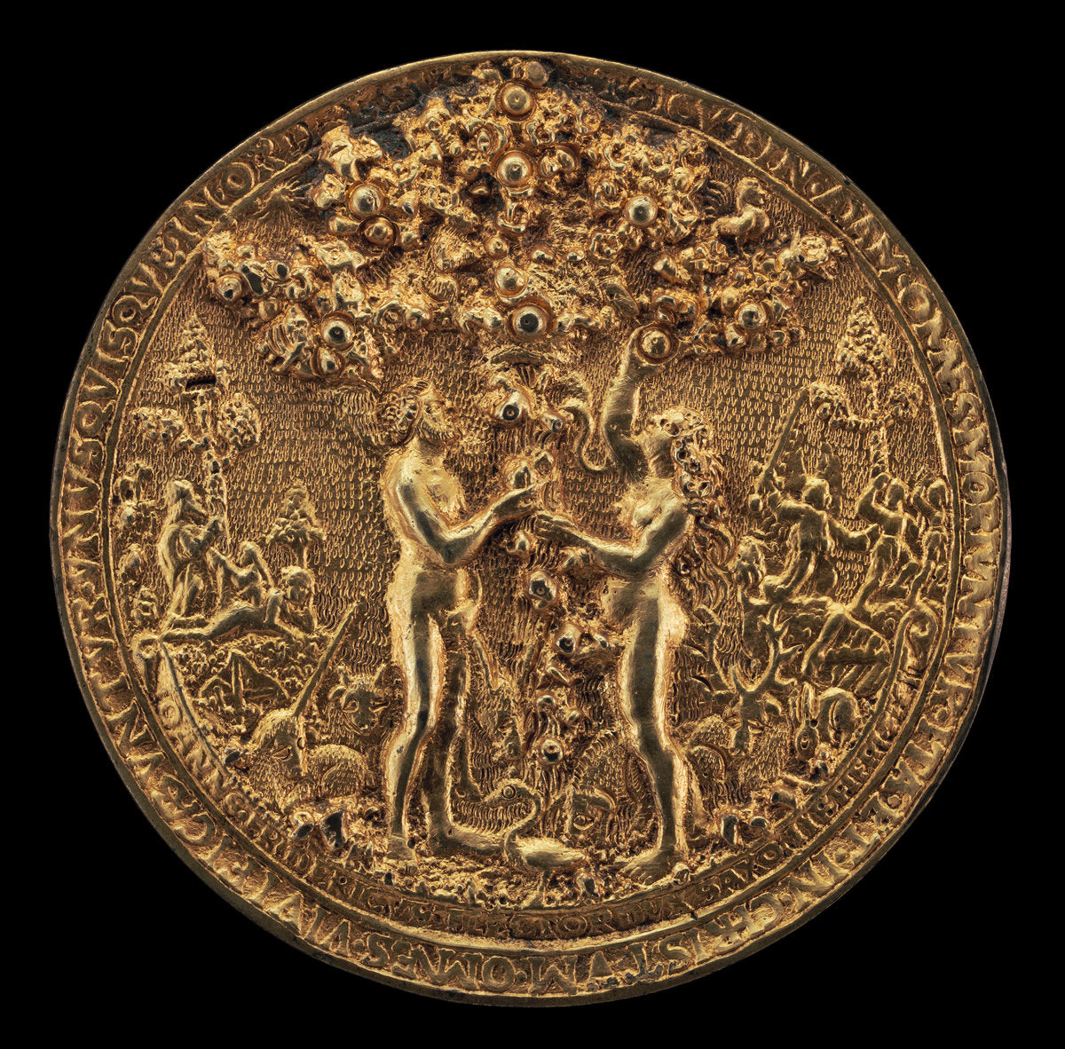 The Fall of Man [obverse] by Hans Reinhart the Elder (German, c. 1510 - 1581), 16X12"(A3)Poster Print