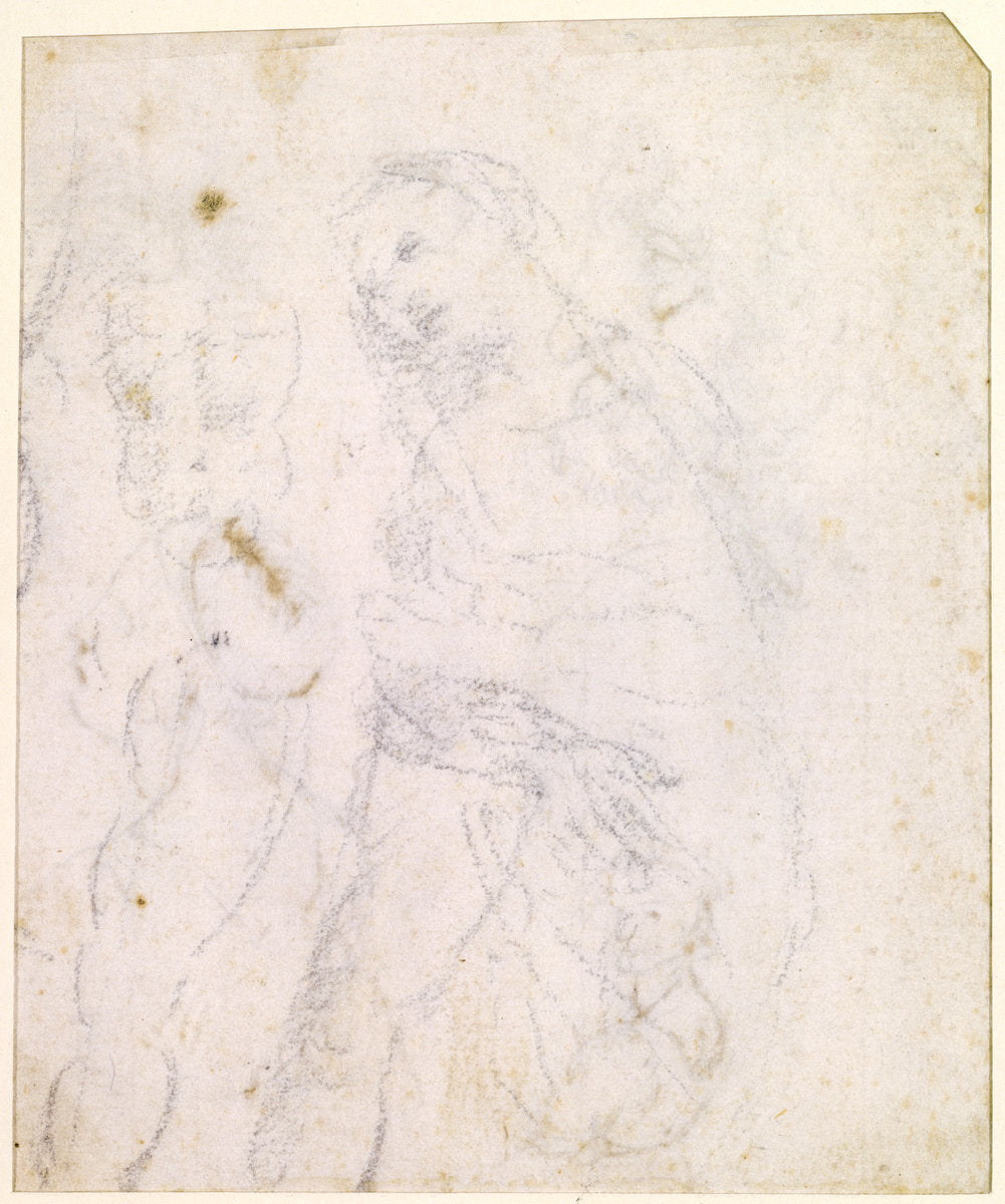 Study of a Madonna [verso] by Leonardo da Vinci (Italian, 1452 - 1519), 16X12"(A3)Poster Print