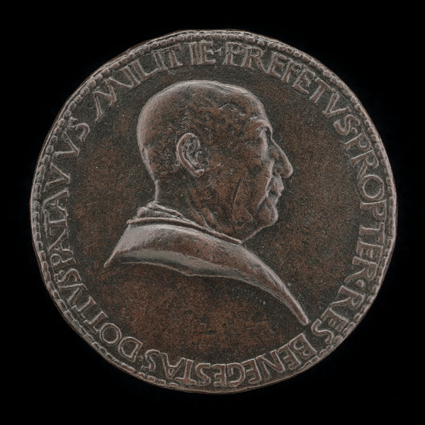 Paolo Dotti of Padua (?), General of Militia in Vicenza 1289 [obverse] by Cristoforo di Geremia (Italian, active 1456 - 1476), 16X12"(A3)Poster Print