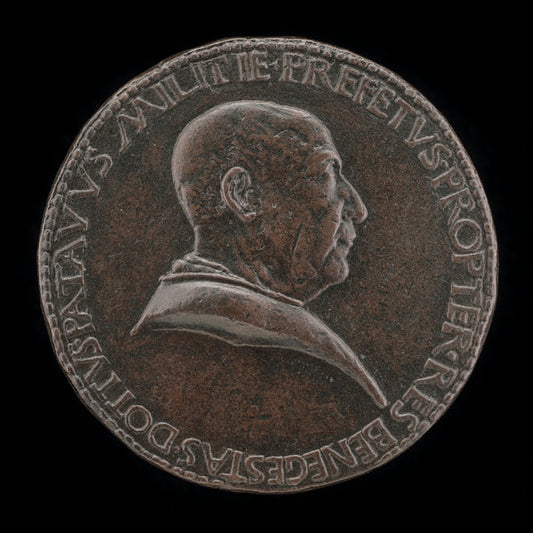 Paolo Dotti of Padua (?), General of Militia in Vicenza 1289 [obverse] by Cristoforo di Geremia (Italian, active 1456 - 1476), 16X12"(A3)Poster Print