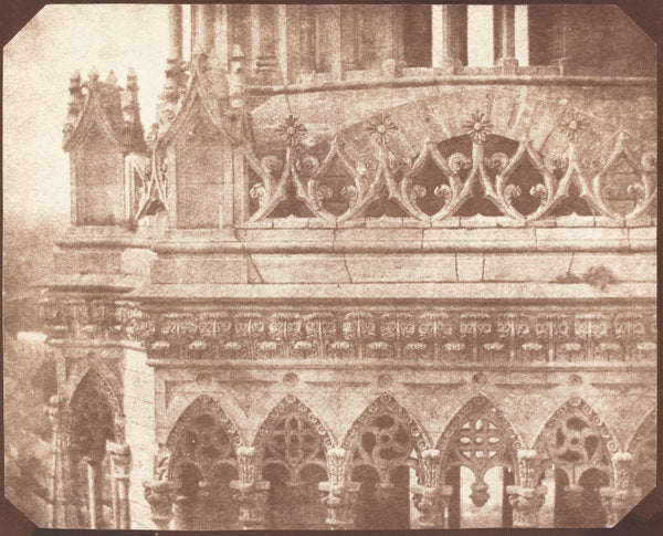 Orléans Cathedral by William Henry Fox Talbot (British, 1800 - 1877), 16X12"(A3)Poster Print