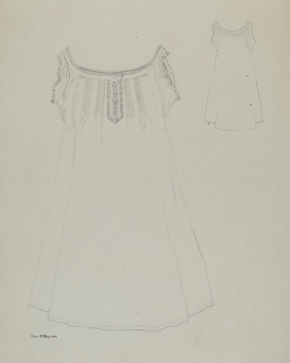 Chemise by Edith Magnette (American, active c. 1935), 16X12"(A3)Poster Print