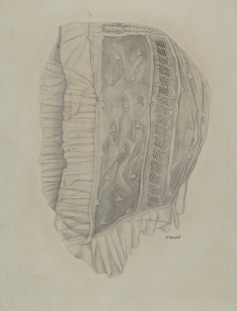 Child's Lace Cap by Raymond Manupelli (American, active c. 1935), 16X12"(A3)Poster Print
