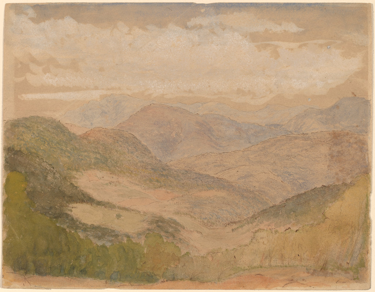 Blue Ridge Mountains by Stanford White (American, 1853 - 1906), 16X12"(A3)Poster Print