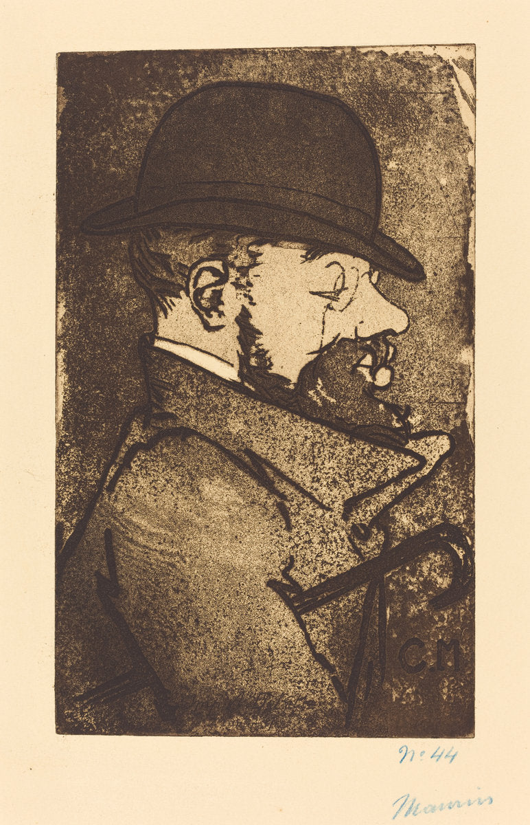 Henri de Toulouse-Lautrec by Charles Maurin (French, 1856 - 1914), 16X12"(A3)Poster Print