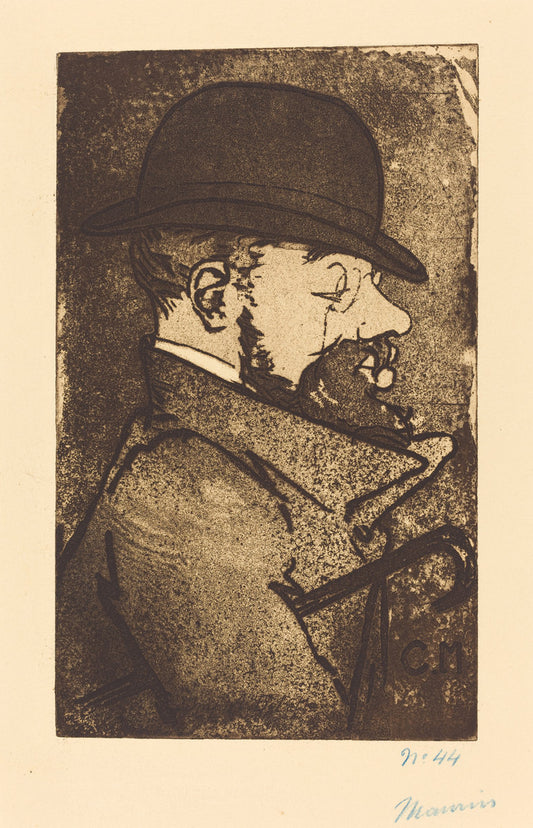 Henri de Toulouse-Lautrec by Charles Maurin (French, 1856 - 1914), 16X12"(A3)Poster Print