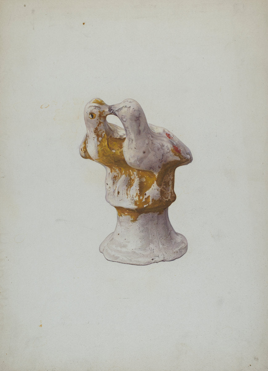 Chalkware Ornament by Beatrice DeKalb (American, active c. 1935), 16X12"(A3)Poster Print