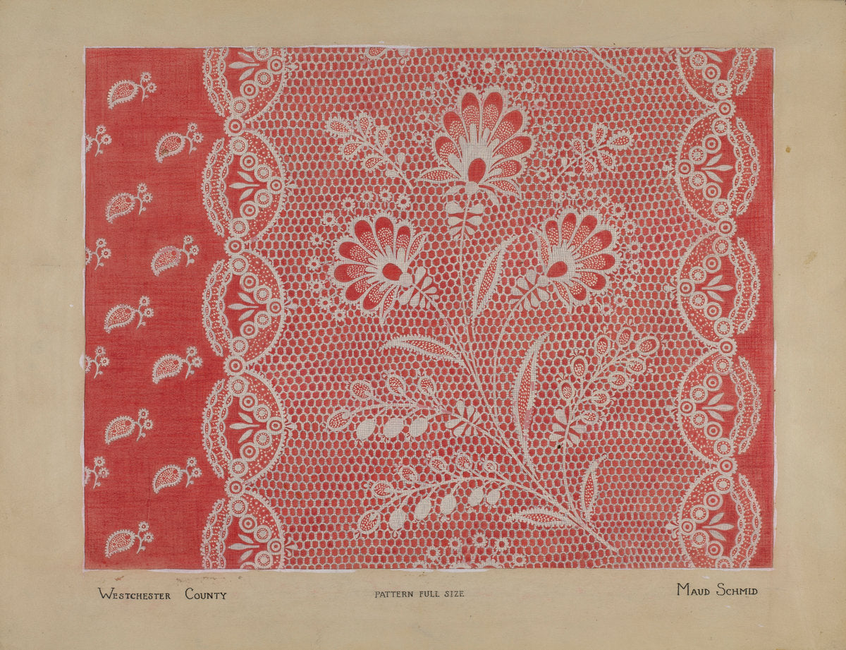 Linen Square by Maud Schmid (American, active c. 1935), 16X12"(A3)Poster Print