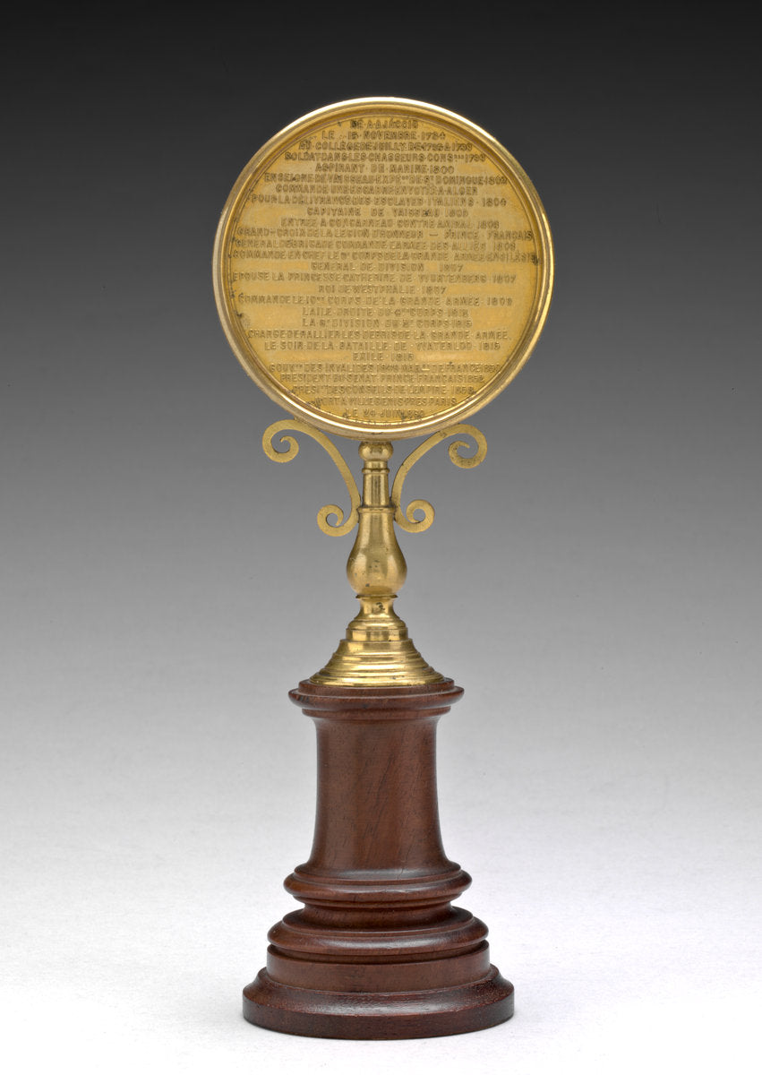 Inscription [reverse] by Albert-Désiré Barre (French, 1818 - 1878), 16X12"(A3)Poster Print