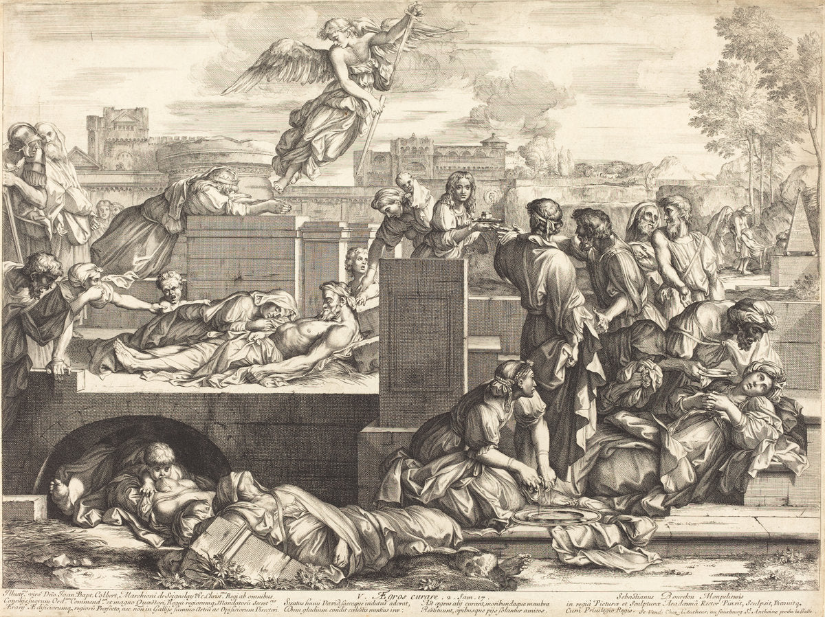 Aegros Curare by Sébastien Bourdon (French, 1616 - 1671), 16X12"(A3)Poster Print