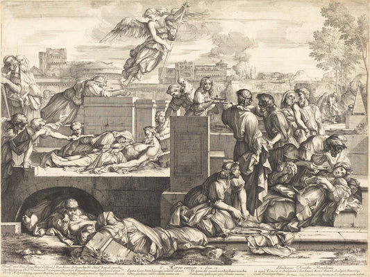 Aegros Curare by Sébastien Bourdon (French, 1616 - 1671), 16X12"(A3)Poster Print