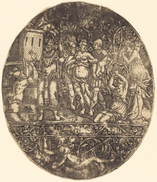The Capture of Troy by Antoine Jacquard (French, died 1652), 16X12"(A3)Poster Print