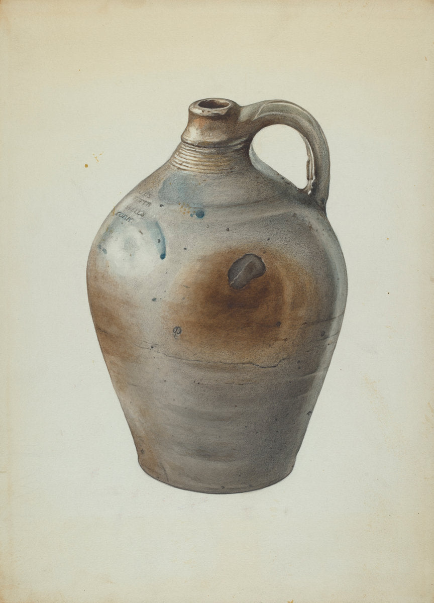 Jug by Giacinto Capelli (American, active c. 1935), 16X12"(A3)Poster Print