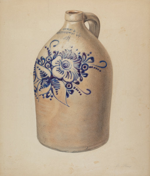 Jug by Elsie Wein (American, active c. 1935), 16X12"(A3)Poster Print