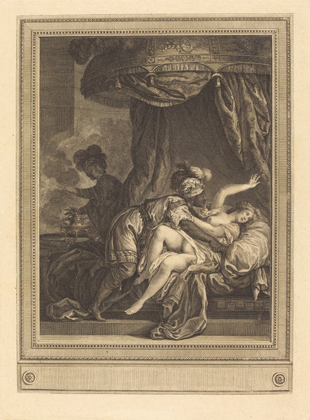 Le roi d'Ethiopie by Geraud Vidal after Charles Monnet (French, 1742 - 1801), 16X12"(A3)Poster Print