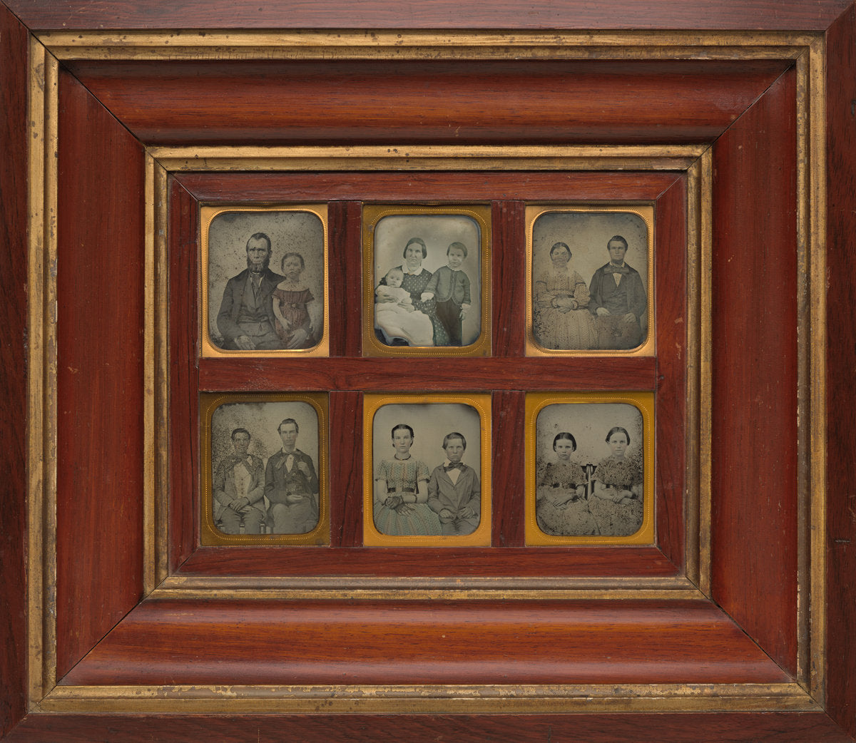c. 1860 by American 19th Century (The Smith Family), 16X12"(A3)Poster Print