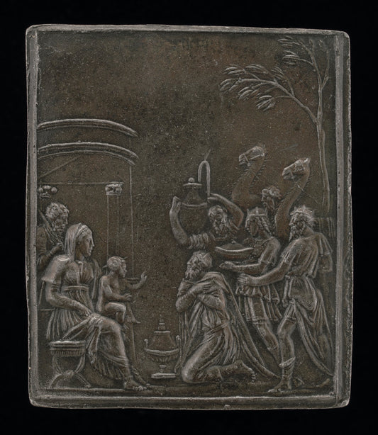 The Adoration of the Magi by Attributed to Valerio Belli (Italian, 1468 - 1546), 16X12"(A3)Poster Print
