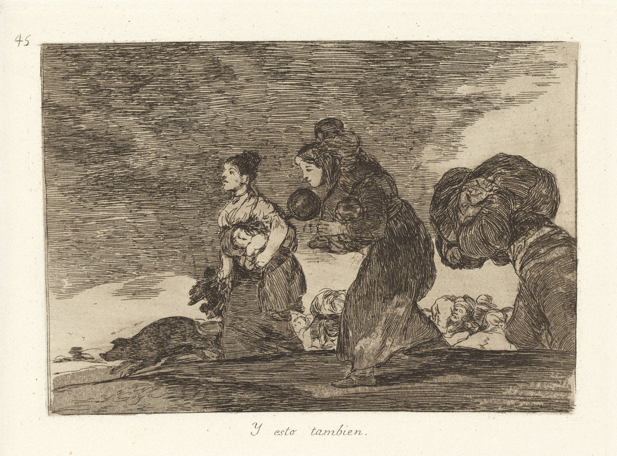 Y esto tambien (And This Too) by Francisco de Goya (Spanish, 1746 - 1828), 16X12"(A3)Poster Print