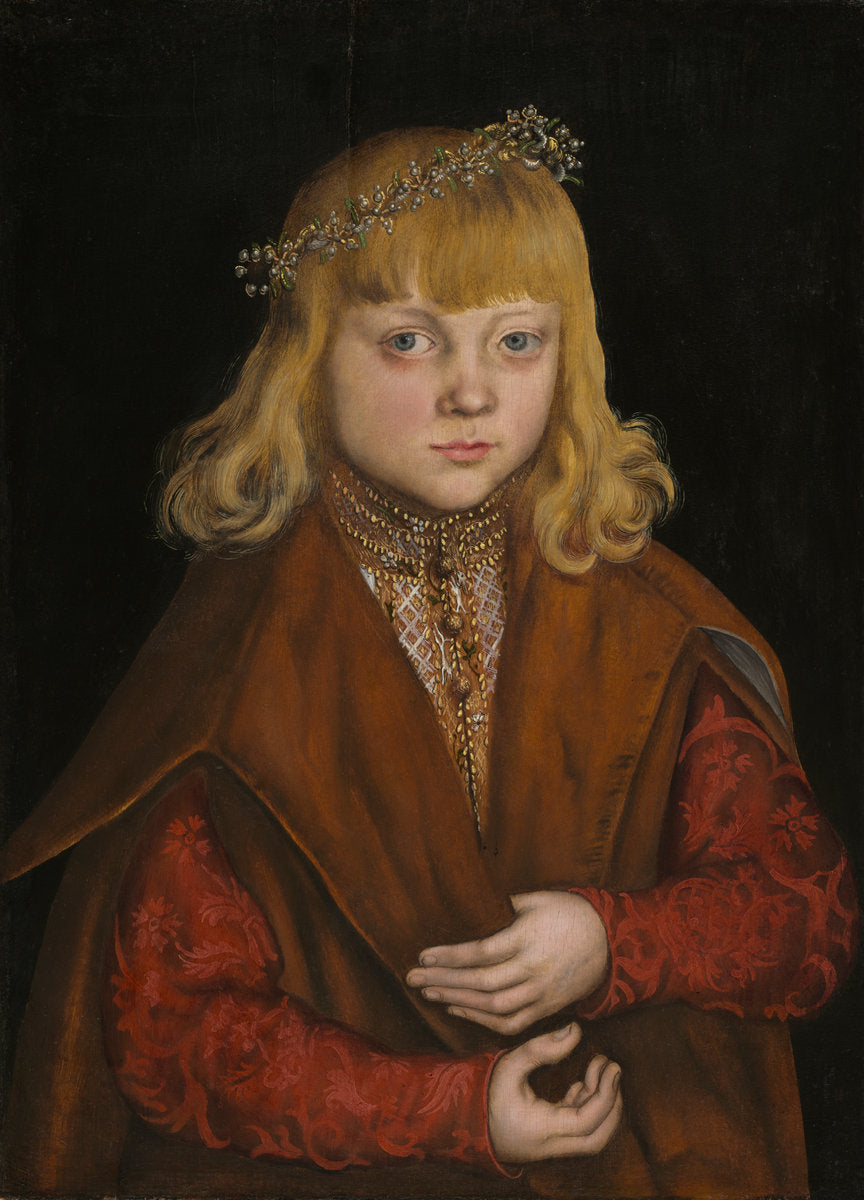 A Prince of Saxony by Lucas Cranach the Elder (German, 1472 - 1553), 16X12"(A3)Poster Print