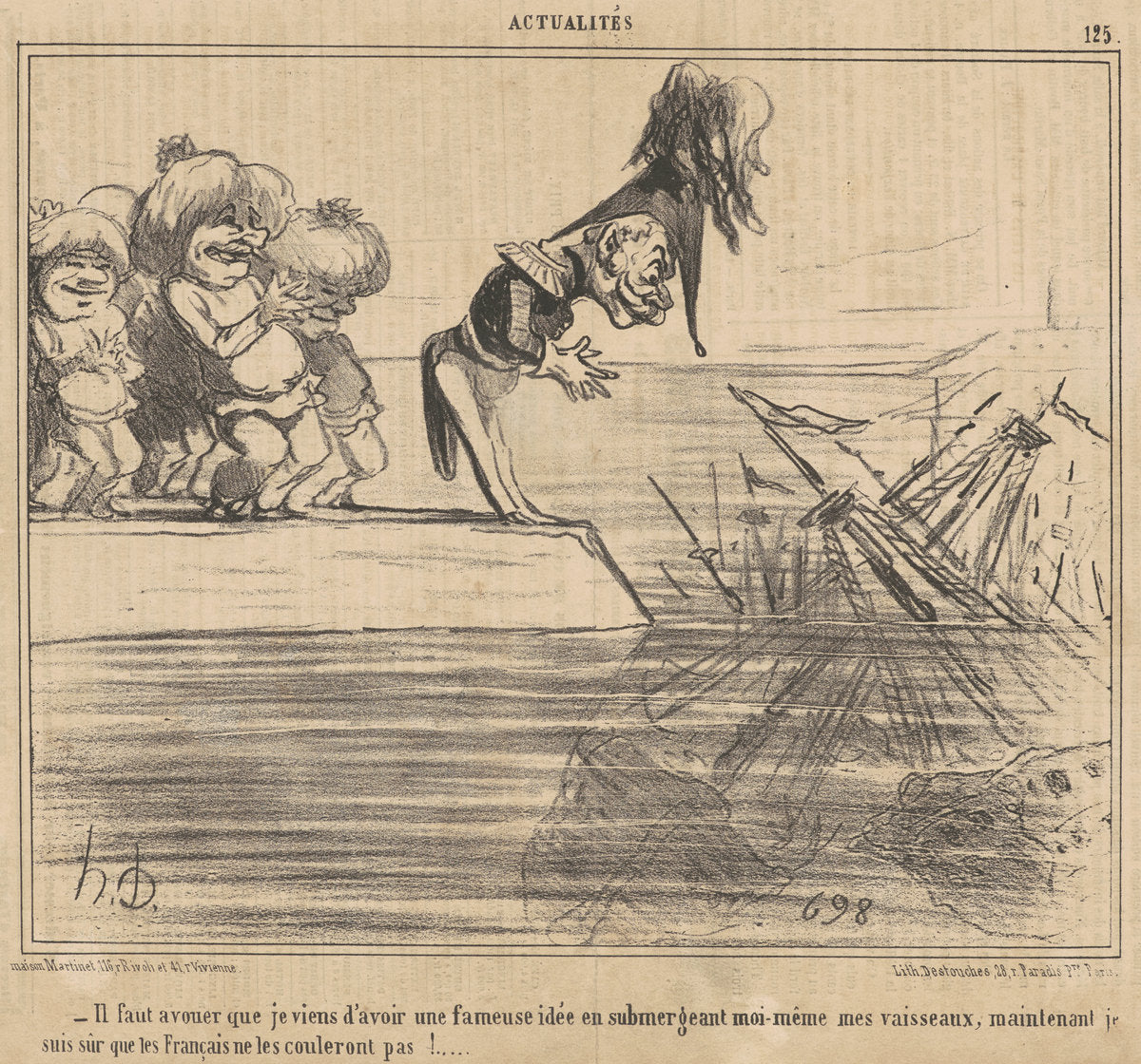 Il faut avouer que je viens d'avoir une ... by Honoré Daumier (French, 1808 - 1879), 16X12"(A3)Poster Print