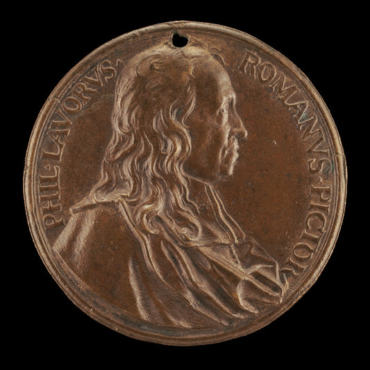 Filippo Lauri, 1623-1694, Italian Painter [obverse] by Attributed to Charles-Jean-François Chéron (French, 1635 - 1698), 16X12"(A3)Poster Print