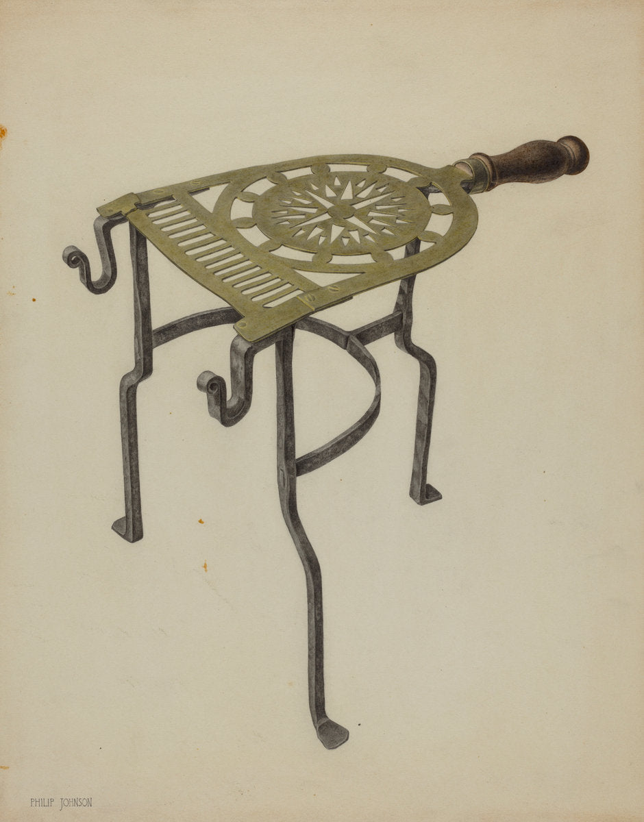 Trivet by Philip Johnson (American, active c. 1935), 16X12"(A3)Poster Print