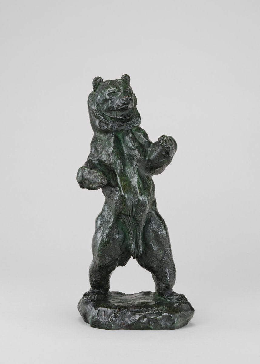 Standing Bear by Antoine-Louis Barye (French, 1795 - 1875), 16X12"(A3)Poster Print