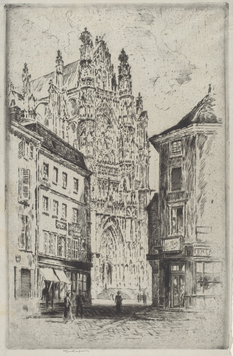 The Transept, Beauvais by Joseph Pennell (American, 1857 - 1926), 16X12"(A3)Poster Print