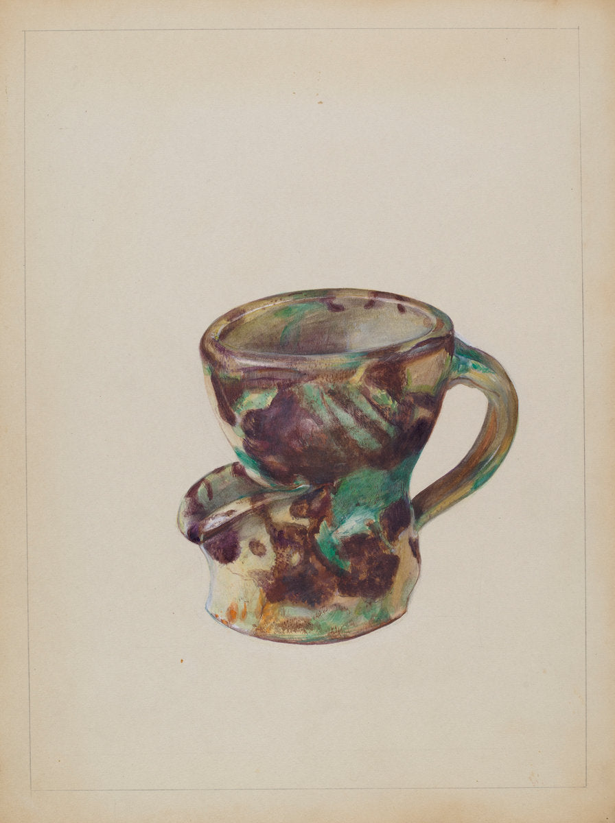 Shaving Mug by Mina Lowry (American, 1894 - 1942), 16X12"(A3)Poster Print