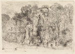 The Ruins of Netley Abbey by John Constable (British, 1776 - 1837), 16X12"(A3)Poster Print