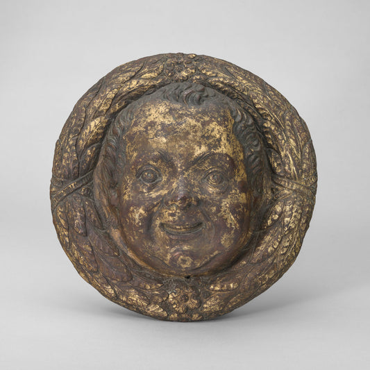 17th century by Italian 17th Century (A Child's Head), 16X12"(A3)Poster Print