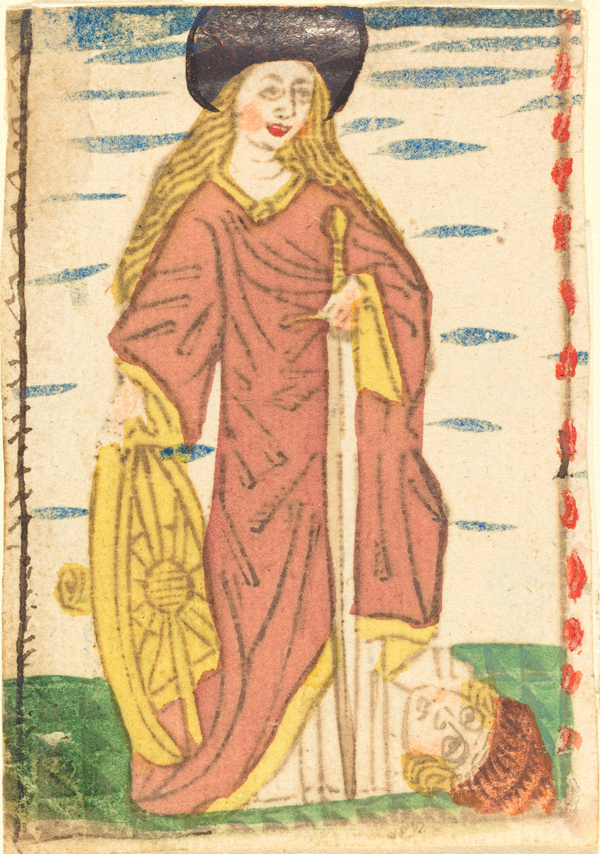 1460/1470 by German 15th Century (Saint Catherine of Alexandria), 16X12"(A3)Poster Print
