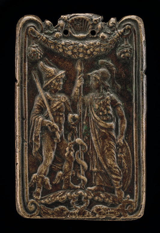 late 15th century by Paduan 15th Century (Mercury and Minerva [reverse]), 16X12"(A3)Poster Print