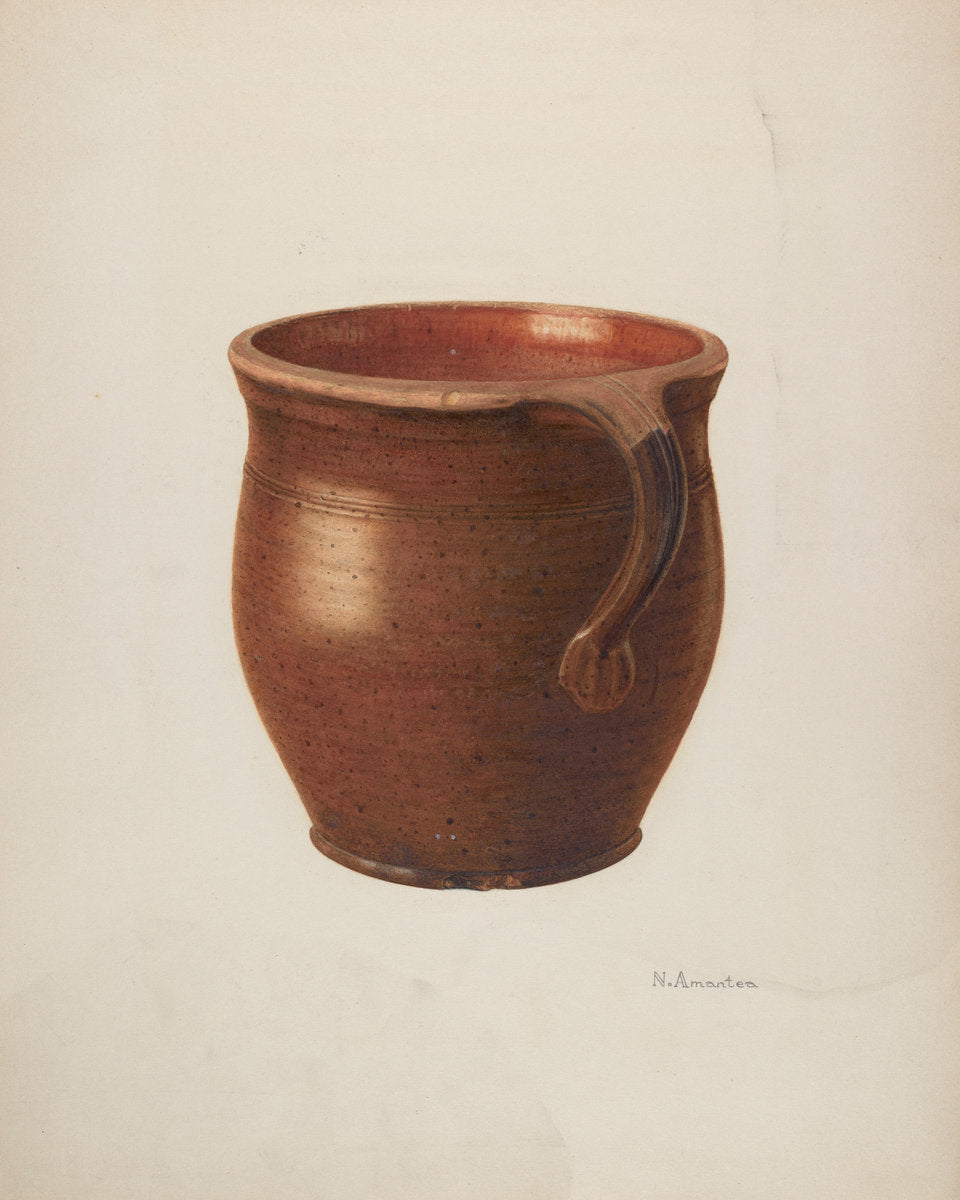 Apple Butter Pot by Nicholas Amantea (American, 1900 - 1978), 16X12"(A3)Poster Print