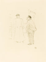 The First Vendor of Jourdan and Brown (Le premier vendeur de Jourdan et Brown) by Henri de Toulouse-Lautrec (French, 1864 - 1901), 16X12"(A3)Poster Print