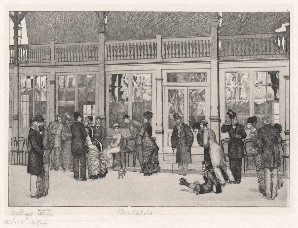 Place (Ort) by Max Klinger (German, 1857 - 1920), 16X12"(A3)Poster Print