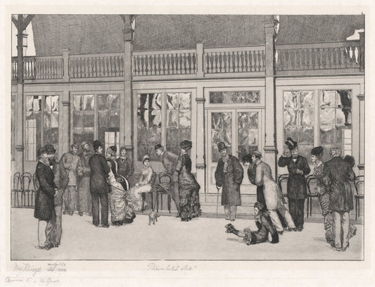 Place (Ort) by Max Klinger (German, 1857 - 1920), 16X12"(A3)Poster Print