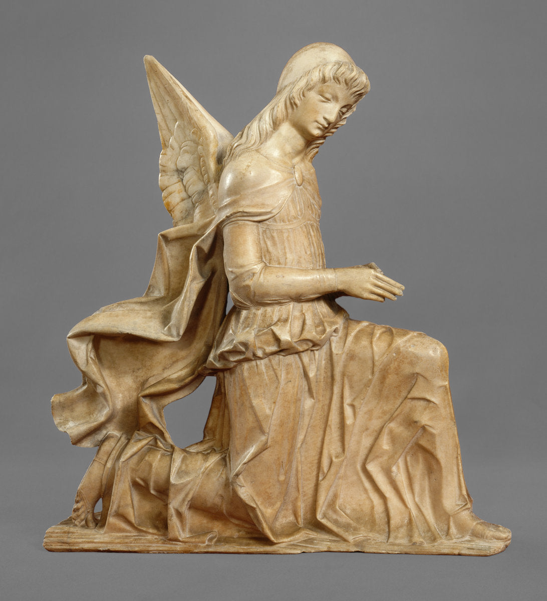 Kneeling Angel by Giovanni Antonio Amadeo (Italian, c. 1447 - 1522), 16X12"(A3)Poster Print