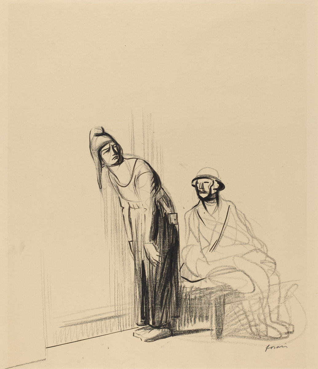 At the Peace Conference by Jean-Louis Forain (French, 1852 - 1931), 16X12"(A3)Poster Print